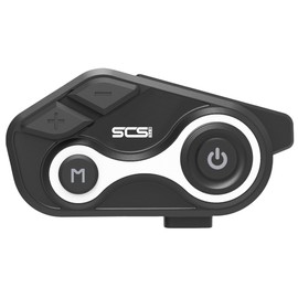 Motorcycle Bluetooth Intercom Helmet Headset with Music Sharing, Earphones for 2 Riders up to 1000M Communication, Waterproof IP67 with Handsfree, Stereo Music, GPS & 2 Mic Options, 1 Pac