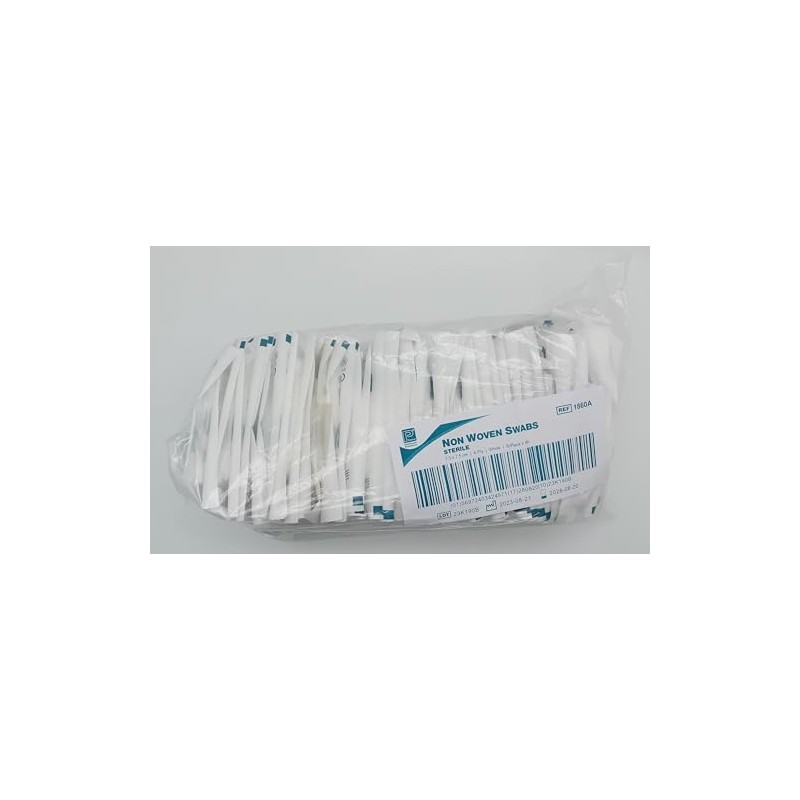 1860A Non-Woven Swabs Sterile 4-Ply White 7.5cm x 7.5cm –