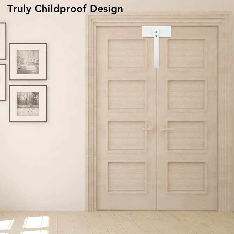 Bi Fold Lock Aluminum Alloy Double Door Bifold Lock Childproof