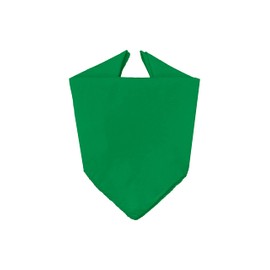 Bandana 100% Cotton 3/5/10 Set for Women Men Children Unisex Plain and/or Paisley Pattern Code A644, Green