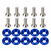 10-Piece M6 Car Fender Washer and Bolt Set for Bumper,