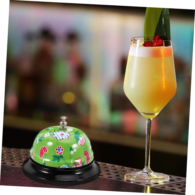 jojofuny Customer Call Bell with Delicate Printed Design Manual Service
