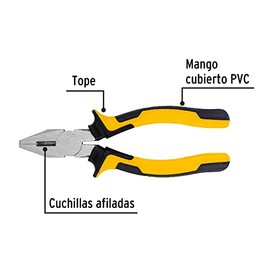 Pretul PEL-6PX, Pinza para electricista 6 mango Comfort Grip                                                                                          