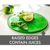 Dexas Citrus Slice Cutting Board/Serving Board 9 inches, Lime