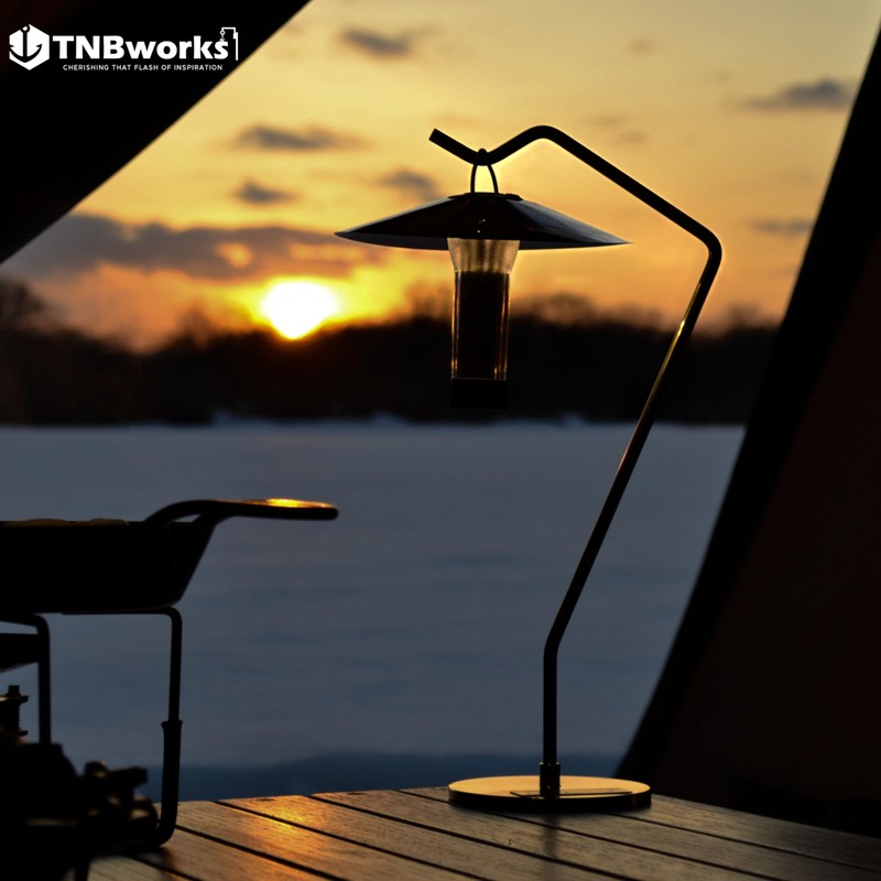 TNBworks BRASS STAND Desktop Lantern Light LED Stand