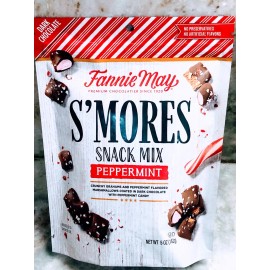 Target Fannie May Peppermint Snack Mix. Marshmallows Coated In Dark Chocolate. 5oz/142g