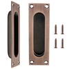 MSMXCS Bronze Brass Flush Mount Pull Handle – FB90 Rectangular