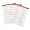 FOMIYES 3sheets Temporary Eyebrow Realistic Eyebrow Stickers Easy Application Women