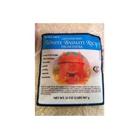 Trader Joe's Genuine 100% White Basmati Rice from India, 2 lbs - 2 pack
