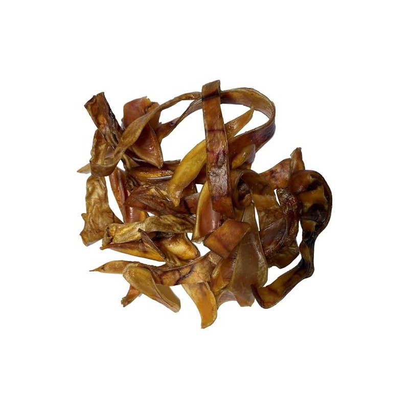 HDP Pig Ears Strips Dog Chews Size:2 LB