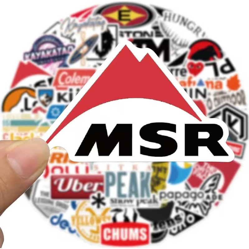 Awesome Sticker Packs (Outdoor Camping Brands)