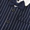 Keenso Body de Mono para bebé, Camisa Blanca de Caballero