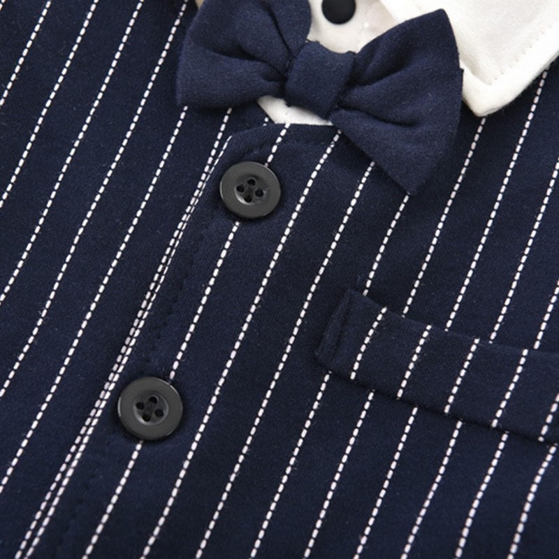 Keenso Body de Mono para bebé, Camisa Blanca de Caballero