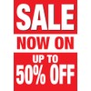 Printed Sale Posters (A3 Sale Now On) Window PosterPCL Media