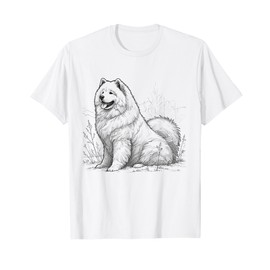 Cute Samoyed Design Idea For Dog Owner T-Shirt for Men Women Kids