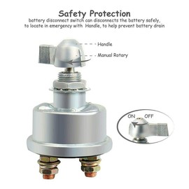 Smileracing 2Post Car Racing Master Battery Quick Disconnect Cut/Shut Off Safety Kill Switch