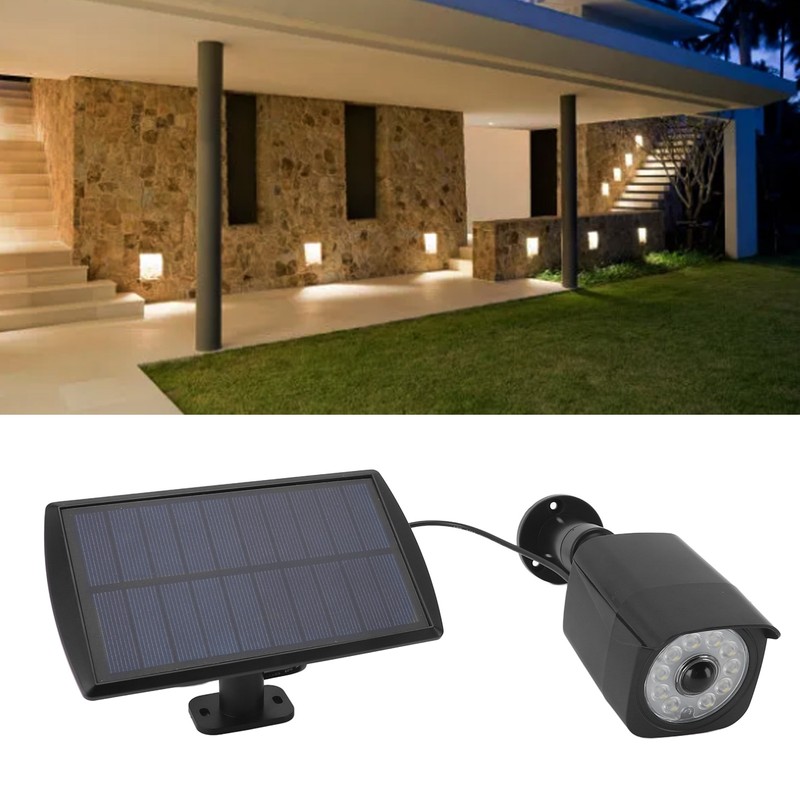 Dummy Cameras Solar Light Motion Sensor IP65 Waterproof 2200mAh Battery