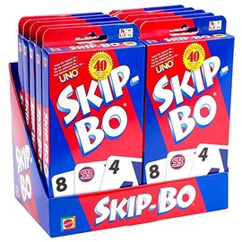 Mattel Skip-Bo Card Game Display