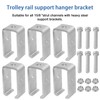 Strut Channel Trolley Track Hanger Bracket ,1200 LB Load Rated