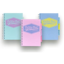 Pukka Blue A5 Project Book Wirebound Pastel Colour