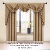 ELKCA Double-Sided Chenille Valance for Living Room Coffee Curtains Valance