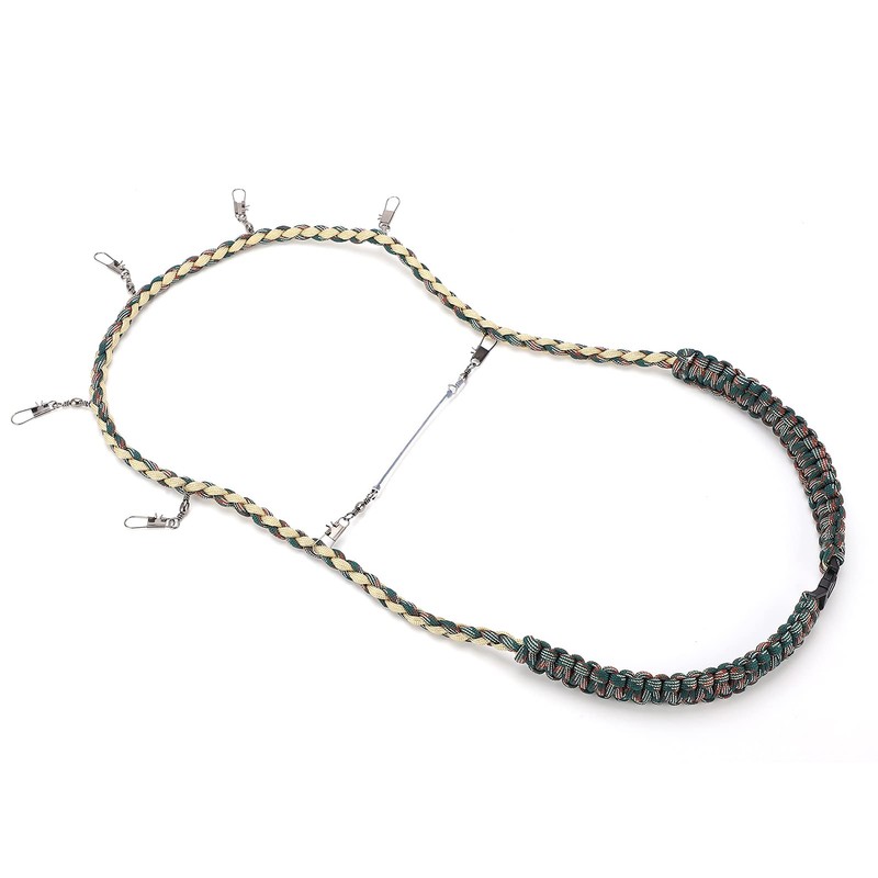 Fly Fishing Lanyard, Fly Fishing Nylon Braided Lanyard Necklace Fishing