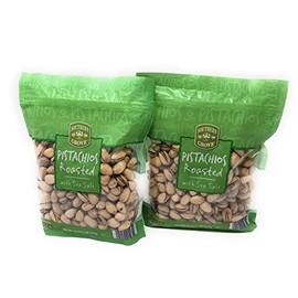 Southern Grove Roasted Pistachios With Sea Salt In-shell Nuts 2 Packs Each 1 Pound 16 Ounces