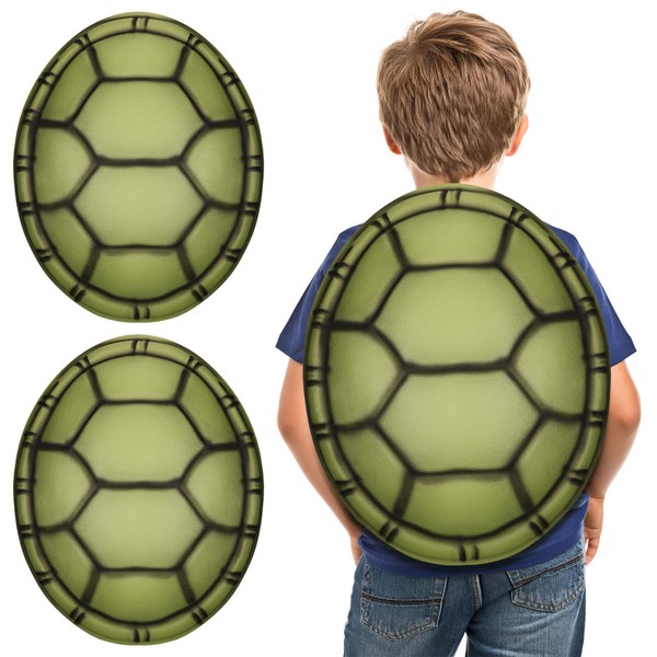 Zerodeko 2 Pieces Costume Turtle Shell Cosplay Simulation Tortoiseshell Props