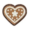 MIJOMA Set of 12 Gift Stickers Christmas Gingerbread Stickers Felt