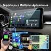 MUKEAO Adaptador Inalámbrico 2 en 1 para CarPlay y Android