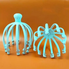 Octopus Foot Scalp Massager Roller Head Acupressure Massager Massage Tool Roller Head Massager Balma random 3ea