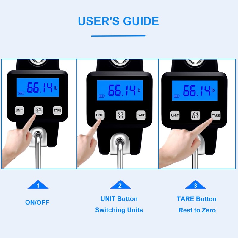 660 lbs/ 300kg Archery Bow Scale Hanging Handheld Scale Multifunctional