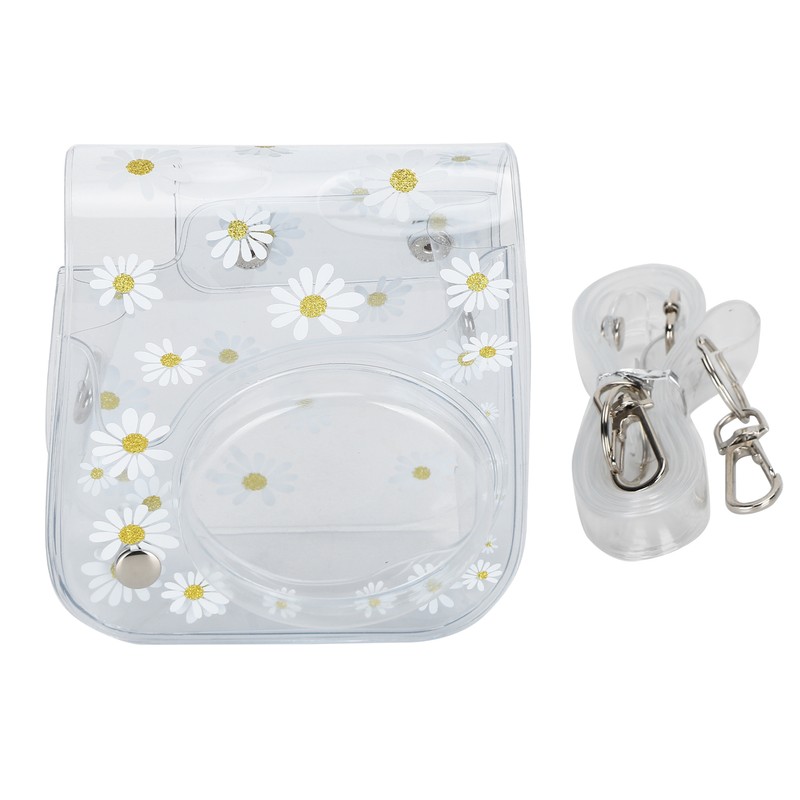 Transparent Camera Bag Daisy Pattern Single Shoulder Mini Photography Tool