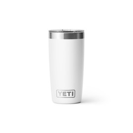 YETI Rambler Tumbler, Vaccum Insulated Stainless Steel Tumbler with Magslider Lid, White, 10 oz (296 ml)