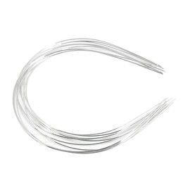 zalati 10pcs Stainless Steel Hair Band 1.2mm