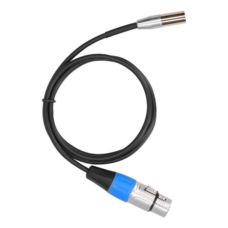 3Pin Audio Cable Mini Male to XLR Female Zinc Alloy