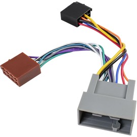 Zenoruslky Radio Wiring Harness,Car Stereo Wire Cable 24Pin Connector Compatible with Honda Civic Pilot Accord CRV Ridgeline Odyssey 09-15,16Pin ISO Radio Harness Adapter Fit for Acura 09-12