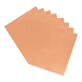 QUARKZMAN Pack of 50 Toner Reactive Film, Deco Foil Transfer Sheets, 8.5 x 11 Inches, A4 Hot Foil Paper for Laser Printers, Scrapbooking, Heat Transfer, DIY Craft, Bronze