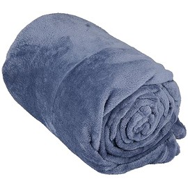 ArtiCasa Fleece Blanket 150 x 200 cm - Bedspread - Cuddly Blanket - Sofa Throw Blanket - 1-Person Sofa Blanket - Decoration Living Room - Machine Washable - Blue - Fleece / Polyester