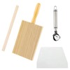 Gnocchi Board Set of 4 Gnocchi Wooden Board with 1