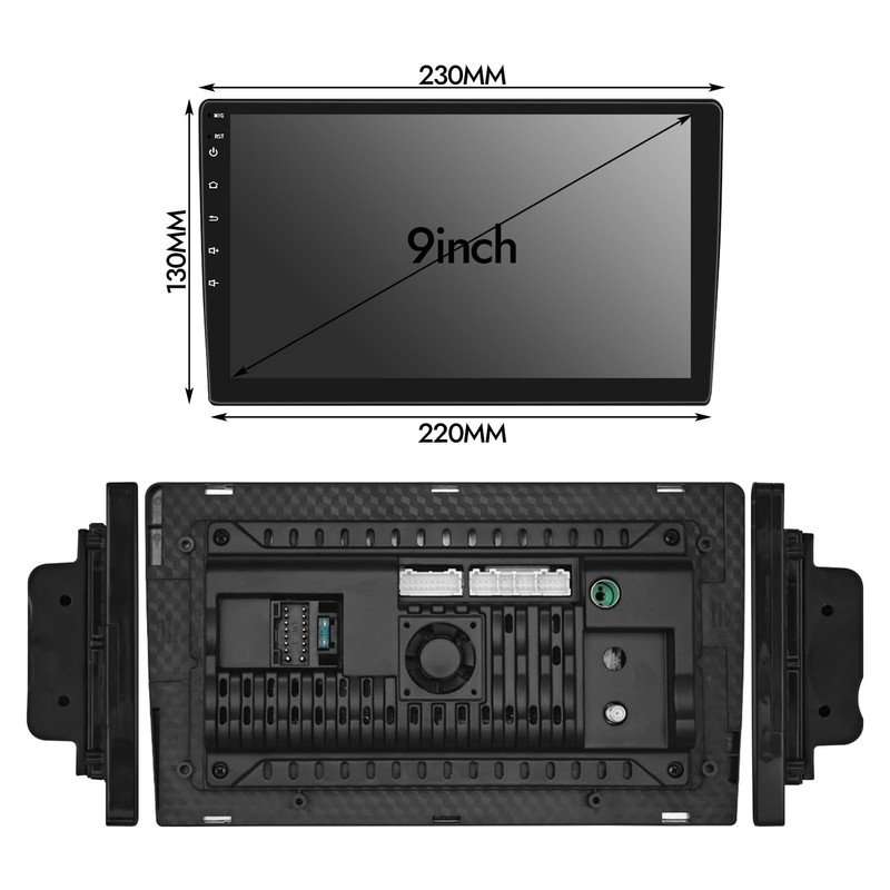 9inch 2+32GB IPS Full Touch Screen Android Car Radio Audio