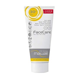 Mawaii Sonnencreme Sport & Surfen Gesichtscreme 30 SPF - 75 ml - Aloe Vera Wasserfest und SchweiÃfest Sonnenschutzcreme, ideal fÃ¼r Wassersport und Outdoor Sportarten sowie Anti-Aging Sonnenschutz