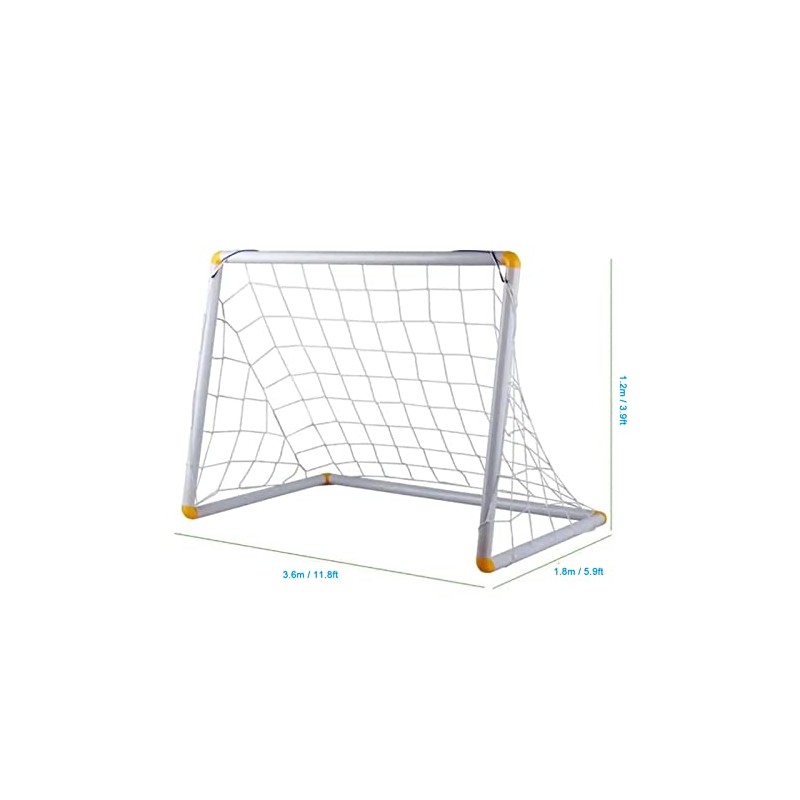 lyrlody Durable polypropylene fibre football nets, replacement nets for football
