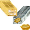 Reppkyh 20 Pieces Gold Lip Mask & 10 Pieces Eye