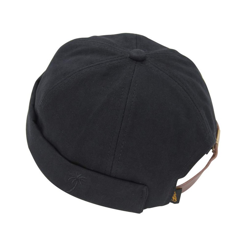 Jerague - Gorros sin bordes, ajustable, hebilla de piel, informal,
