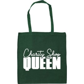 Hippowarehouse Charity Shop Queen Tote Shopping Gym Beach Bag 42cm x38cm, 10 litres