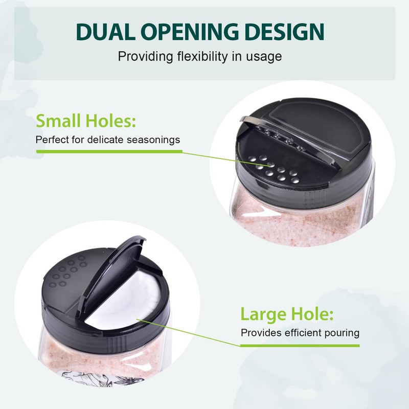 Soeos Himalayan Pink Salt Fine 39 oz + Ground Black