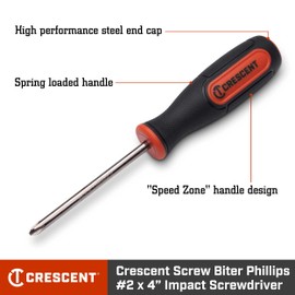 Crescent Screw Biter #2 x 4" Phillips Dual Material Extraction Screwdriver - CIMSDPH