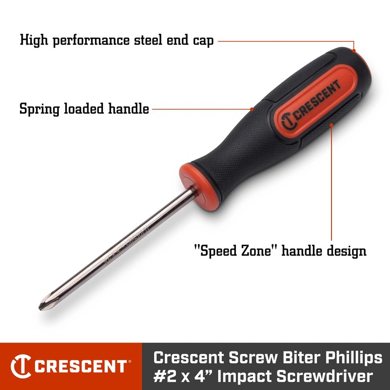 Crescent Screw Biter #2 x 4" Phillips Dual Material Extraction