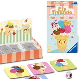 Ravensburger - Gelatini: Amici del Gelato, Dolce Gioco da Collezione per Bambini dai 3 Anni in su, per 2-4 Giocatori, 23048
